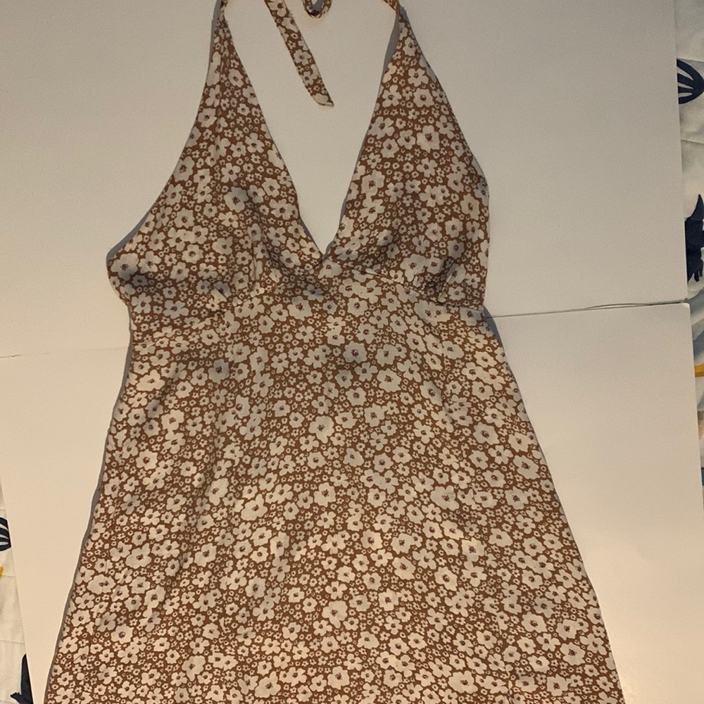 Cotton On flower halter dress
